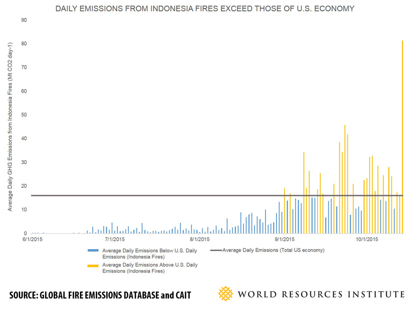 Illustration for article titled Fires in Indonesia are Emitting More Carbon Than All Americans Combined